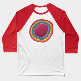 Rainbow Lollipop Baseball T-Shirt